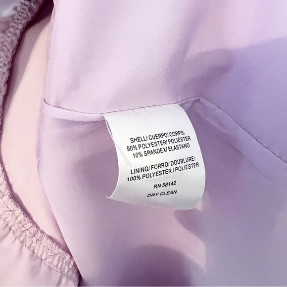 Gal Meets Glam Emma Ruffle Collar Dress Lavender Size 12 - Picture 9 of 11